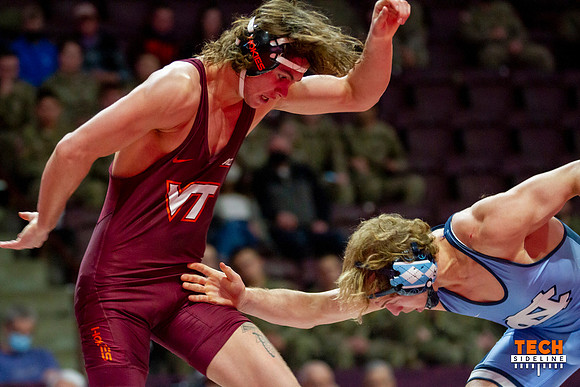 2022.02.11. WRE. UNC (Tar Heels) at Va Tech (Hokies).