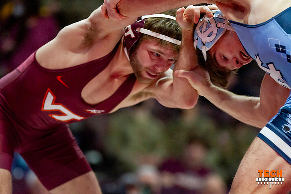 2022.02.11. WRE. UNC (Tar Heels) at Va Tech (Hokies).