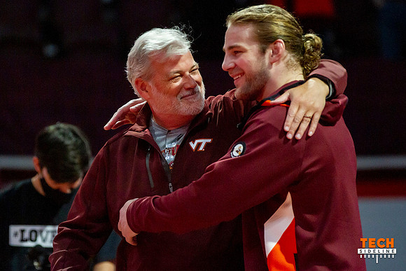 2022.02.11. WRE. UNC (Tar Heels) at Va Tech (Hokies).