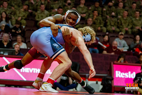 2022.02.11. WRE. UNC (Tar Heels) at Va Tech (Hokies).
