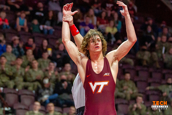 2022.02.11. WRE. UNC (Tar Heels) at Va Tech (Hokies).