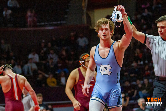 2022.02.11. WRE. UNC (Tar Heels) at Va Tech (Hokies).