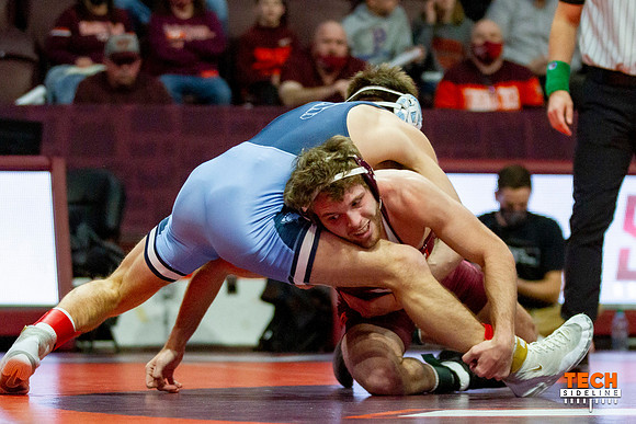 2022.02.11. WRE. UNC (Tar Heels) at Va Tech (Hokies).
