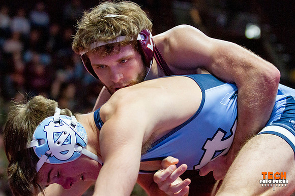 2022.02.11. WRE. UNC (Tar Heels) at Va Tech (Hokies).