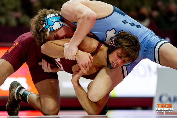 2022.02.11. WRE. UNC (Tar Heels) at Va Tech (Hokies).