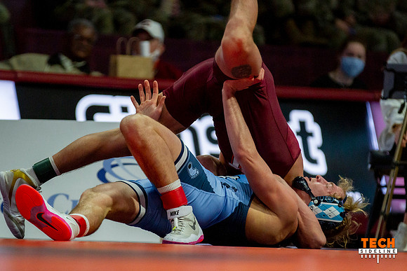 2022.02.11. WRE. UNC (Tar Heels) at Va Tech (Hokies).
