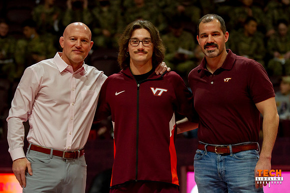 2022.02.11. WRE. UNC (Tar Heels) at Va Tech (Hokies).
