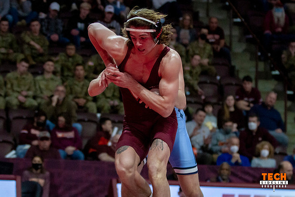 2022.02.11. WRE. UNC (Tar Heels) at Va Tech (Hokies).