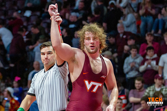 2022.02.11. WRE. UNC (Tar Heels) at Va Tech (Hokies).