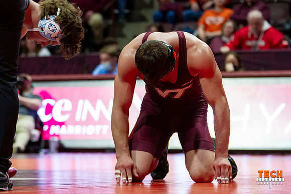 2022.02.11. WRE. UNC (Tar Heels) at Va Tech (Hokies).