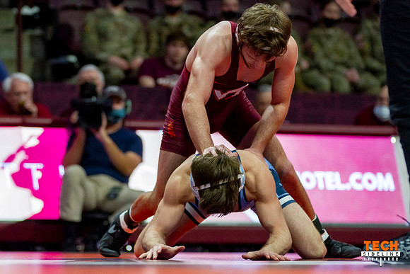 2022.02.11. WRE. UNC (Tar Heels) at Va Tech (Hokies).