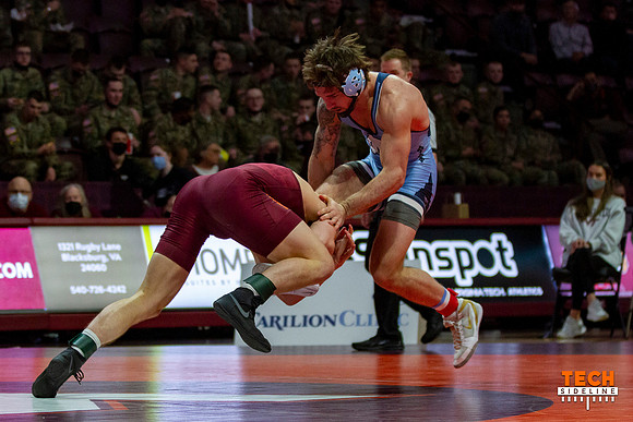 2022.02.11. WRE. UNC (Tar Heels) at Va Tech (Hokies).