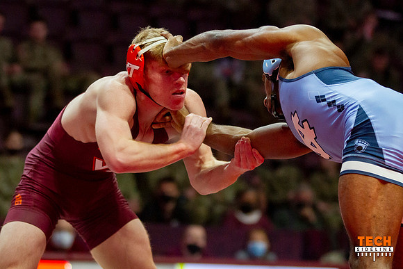 2022.02.11. WRE. UNC (Tar Heels) at Va Tech (Hokies).