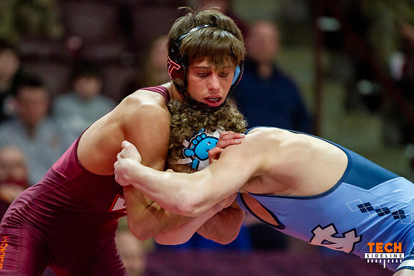 2022.02.11. WRE. UNC (Tar Heels) at Va Tech (Hokies).