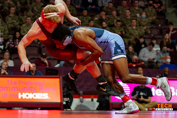 2022.02.11. WRE. UNC (Tar Heels) at Va Tech (Hokies).