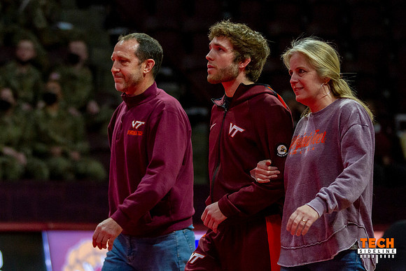 2022.02.11. WRE. UNC (Tar Heels) at Va Tech (Hokies).