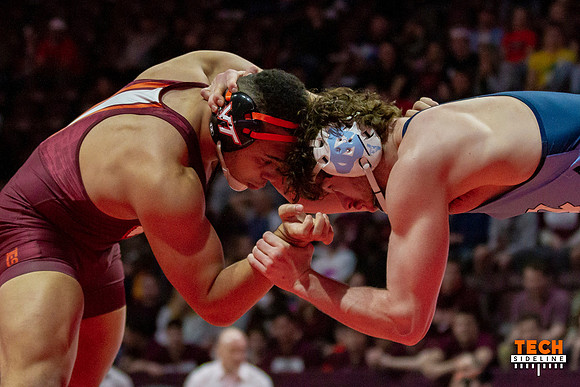 2022.02.11. WRE. UNC (Tar Heels) at Va Tech (Hokies).