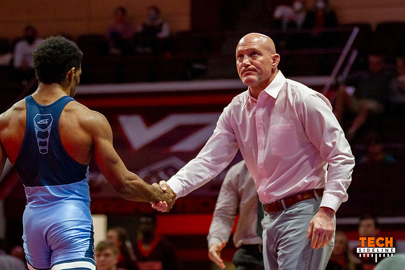 2022.02.11. WRE. UNC (Tar Heels) at Va Tech (Hokies).
