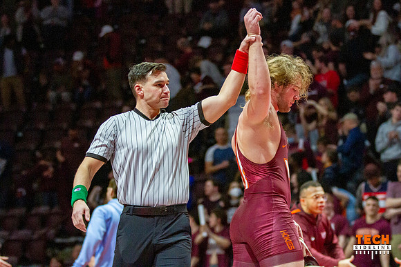 2022.02.11. WRE. UNC (Tar Heels) at Va Tech (Hokies).