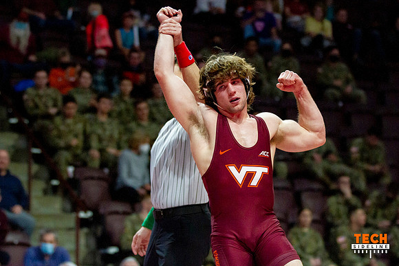 2022.02.11. WRE. UNC (Tar Heels) at Va Tech (Hokies).