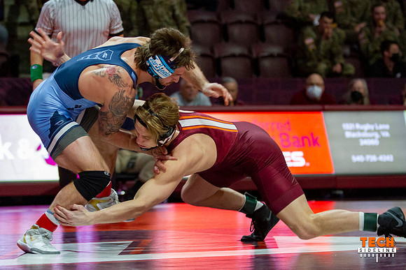 2022.02.11. WRE. UNC (Tar Heels) at Va Tech (Hokies).