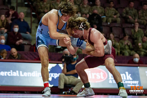 2022.02.11. WRE. UNC (Tar Heels) at Va Tech (Hokies).