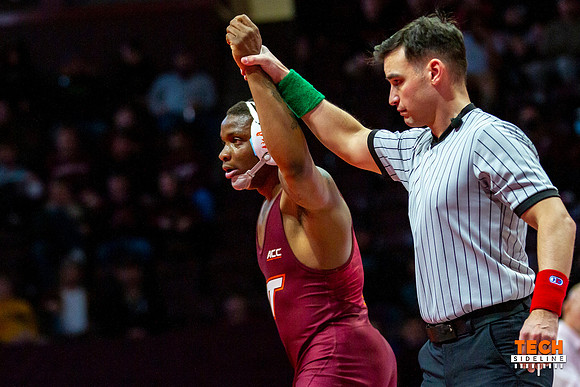 2022.02.11. WRE. UNC (Tar Heels) at Va Tech (Hokies).
