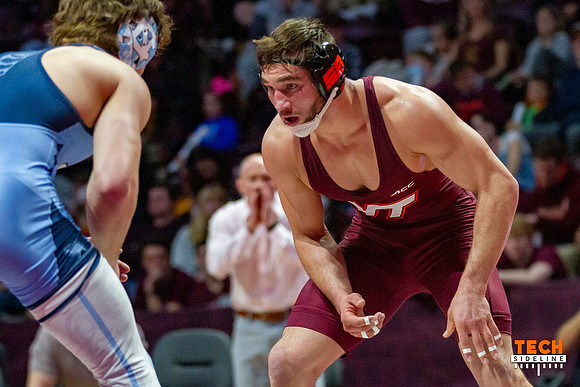 2022.02.11. WRE. UNC (Tar Heels) at Va Tech (Hokies).
