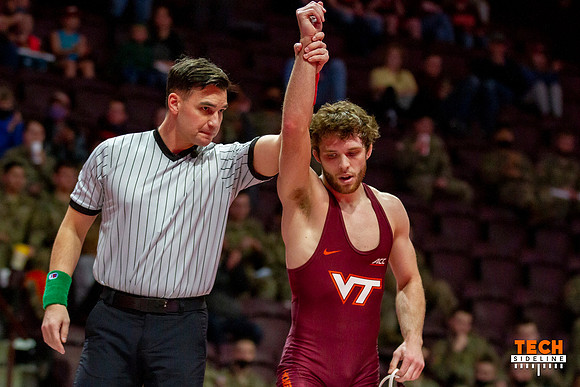2022.02.11. WRE. UNC (Tar Heels) at Va Tech (Hokies).