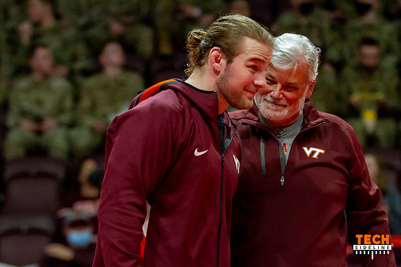 2022.02.11. WRE. UNC (Tar Heels) at Va Tech (Hokies).