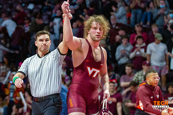 2022.02.11. WRE. UNC (Tar Heels) at Va Tech (Hokies).