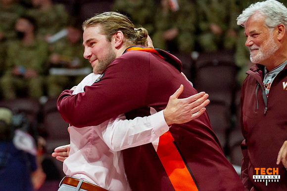 2022.02.11. WRE. UNC (Tar Heels) at Va Tech (Hokies).