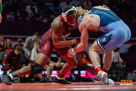 2022.02.11. WRE. UNC (Tar Heels) at Va Tech (Hokies).