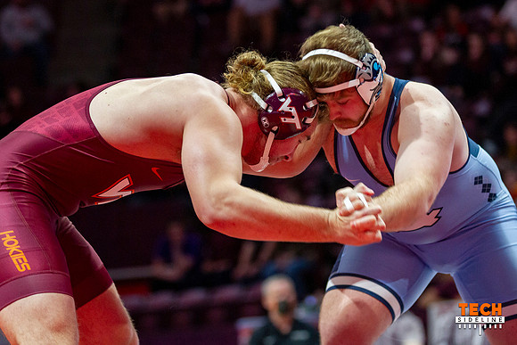 2022.02.11. WRE. UNC (Tar Heels) at Va Tech (Hokies).