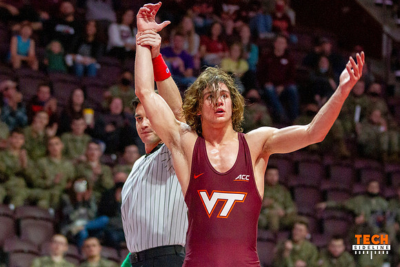 2022.02.11. WRE. UNC (Tar Heels) at Va Tech (Hokies).