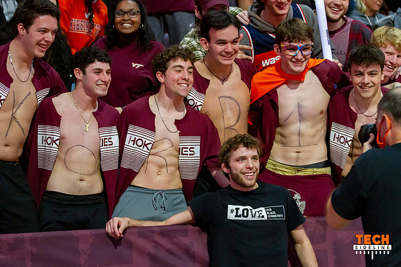 2022.02.11. WRE. UNC (Tar Heels) at Va Tech (Hokies).