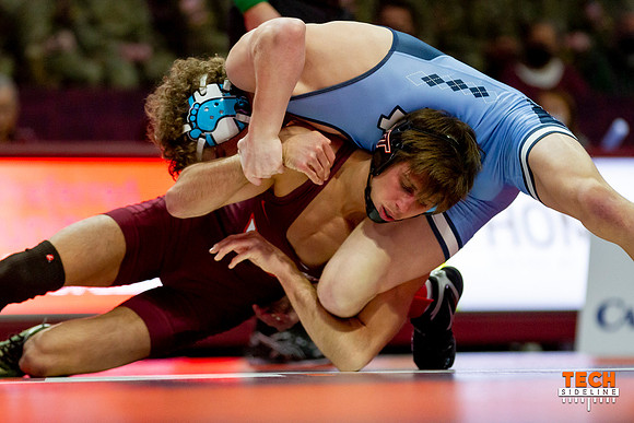 2022.02.11. WRE. UNC (Tar Heels) at Va Tech (Hokies).