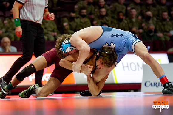 2022.02.11. WRE. UNC (Tar Heels) at Va Tech (Hokies).