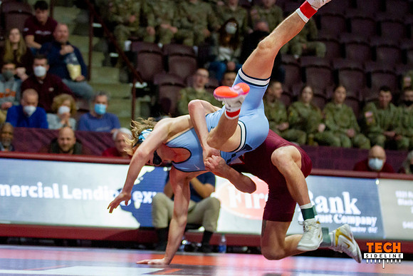 2022.02.11. WRE. UNC (Tar Heels) at Va Tech (Hokies).