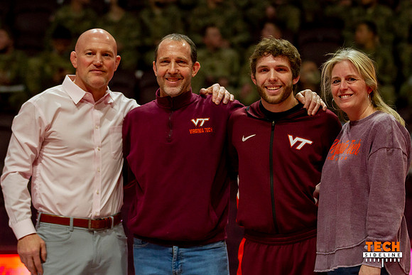 2022.02.11. WRE. UNC (Tar Heels) at Va Tech (Hokies).