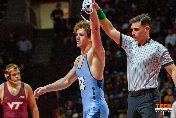 2022.02.11. WRE. UNC (Tar Heels) at Va Tech (Hokies).