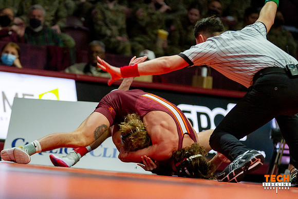 2022.02.11. WRE. UNC (Tar Heels) at Va Tech (Hokies).