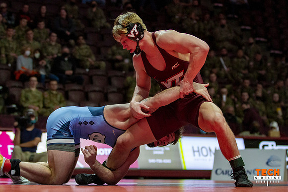 2022.02.11. WRE. UNC (Tar Heels) at Va Tech (Hokies).