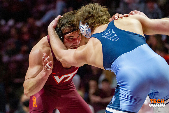 2022.02.11. WRE. UNC (Tar Heels) at Va Tech (Hokies).