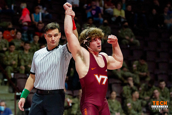 2022.02.11. WRE. UNC (Tar Heels) at Va Tech (Hokies).