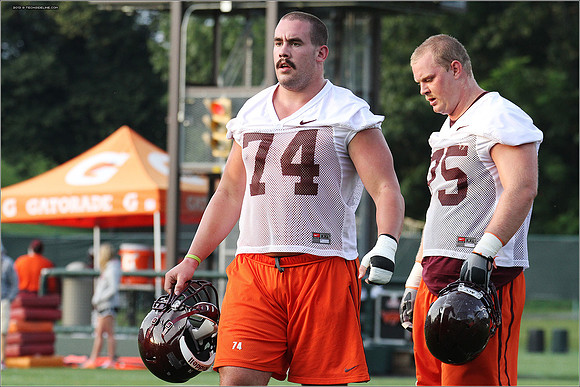 FB. Virginia Tech. Scrimmage