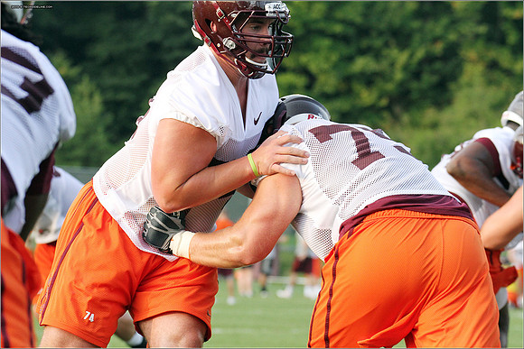 FB. Virginia Tech. Scrimmage