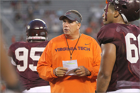 FB. Football Scrimmage at Virginia Tech.