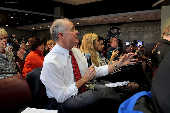 2015.11.30. VT Football Press Conference.