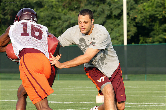 FB. Virginia Tech. Scrimmage